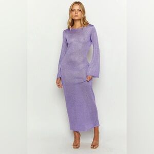 BEGINNING BOUTIQUE Long Sleeve Maxi Dress